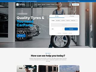 CarParts Theme Preview